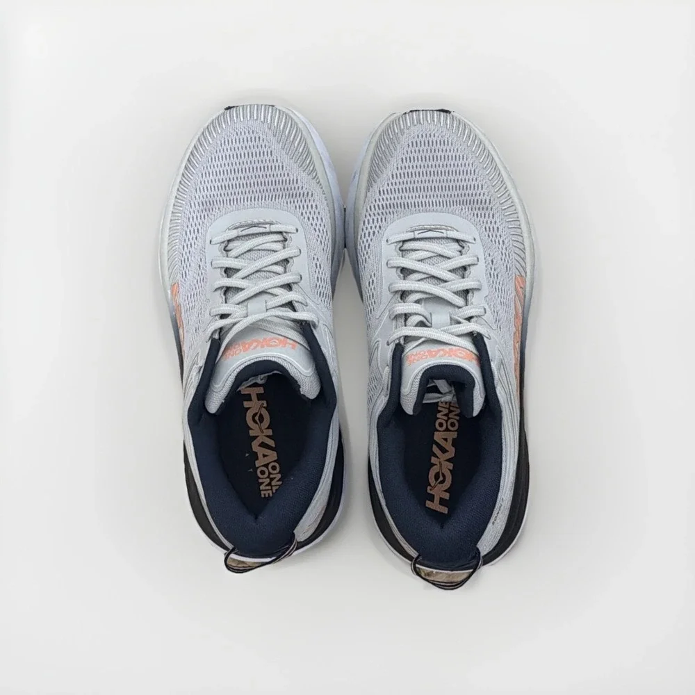 Hoka One One Bondi 7 Womens Size 9 Wide Lunar Rock Running Shoes EUC Excellent - Picture 3 of 7